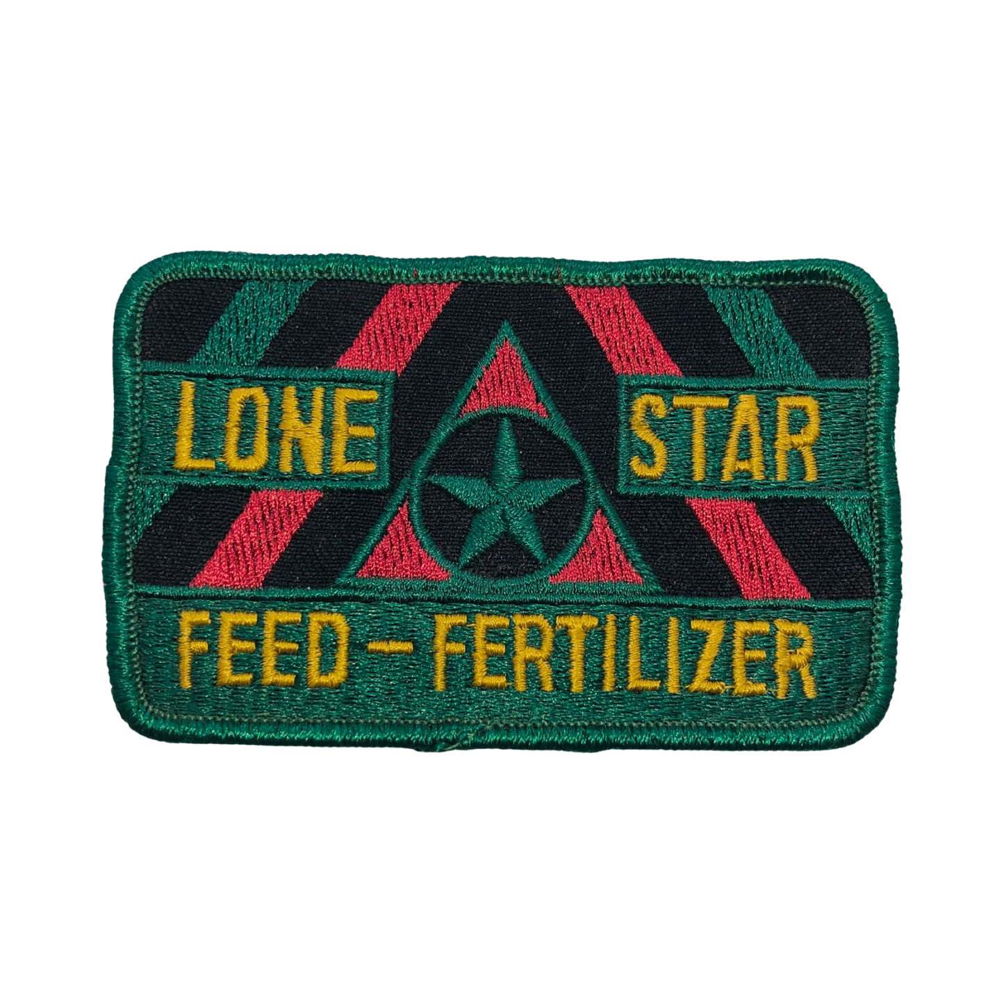 Lone Star Fertilizer Fertilizer Red Green Black Vintage Patch