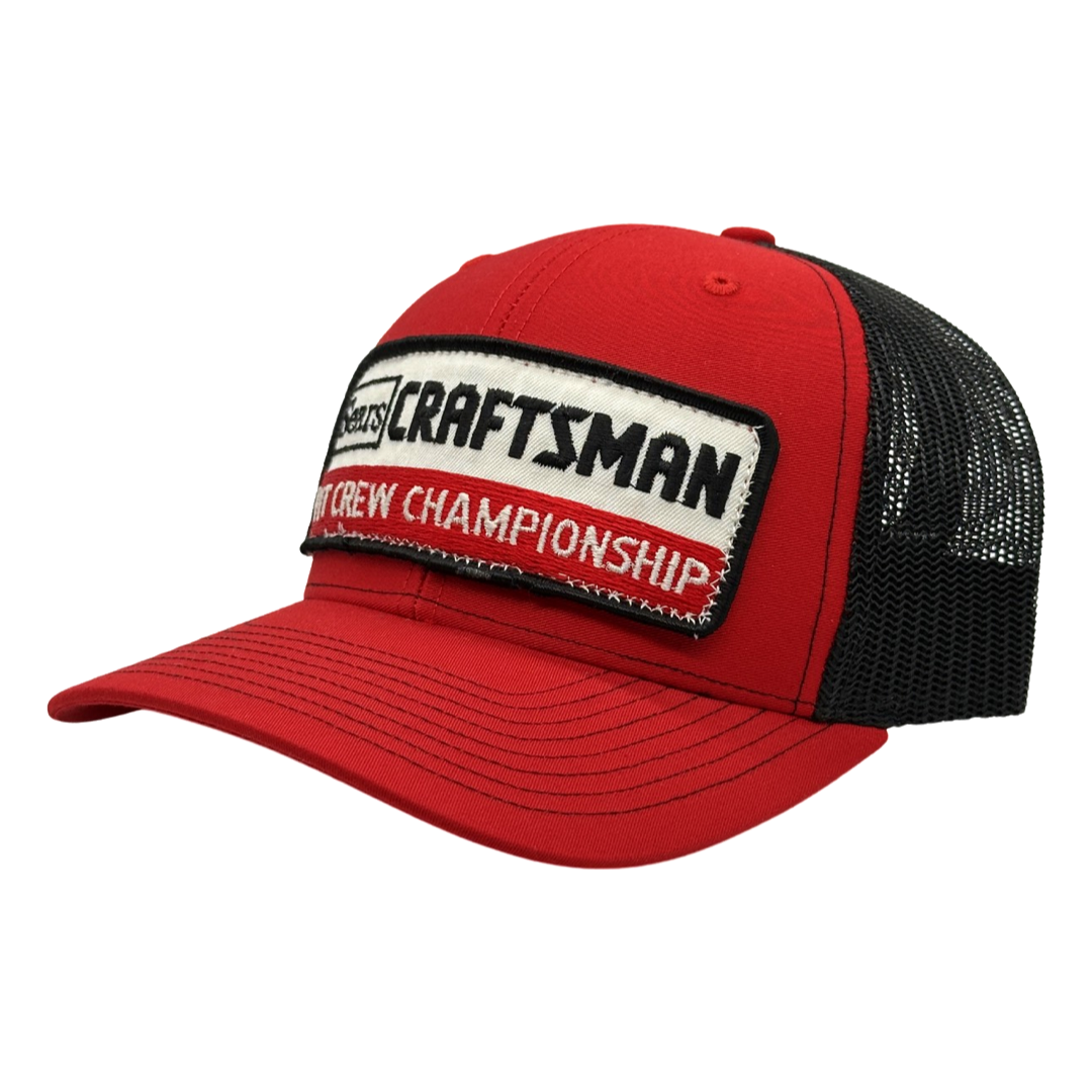 Vintage Craftsman Patch sewn onto New Richardson 112 Trucker Hat