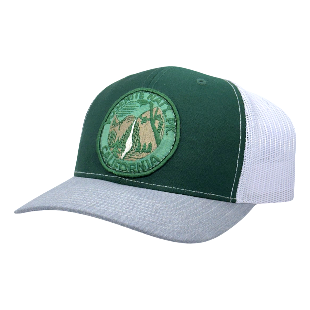 Vintage Yosemite National Park Patch sewn onto New Richardson 112 Trucker Hat