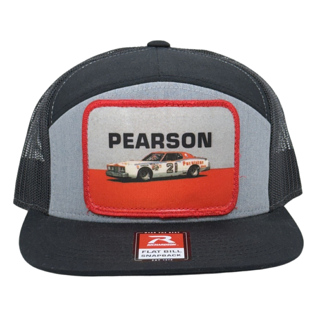 Vintage PEARSON Patch sewn onto New Richardson 168 Trucker Hat