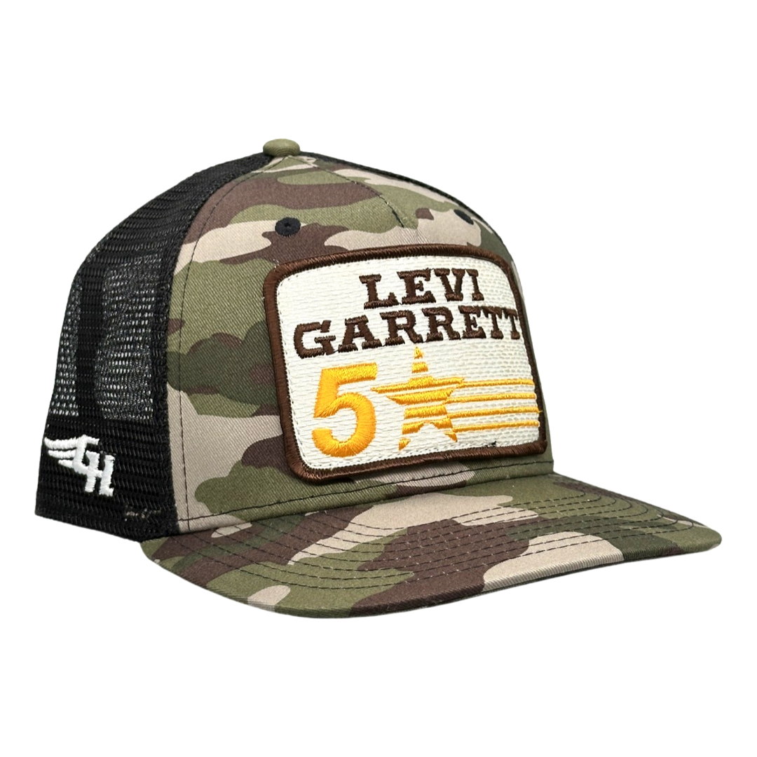 Vintage Levi Garrett Patch sewn onto New Dome Trucker Hat