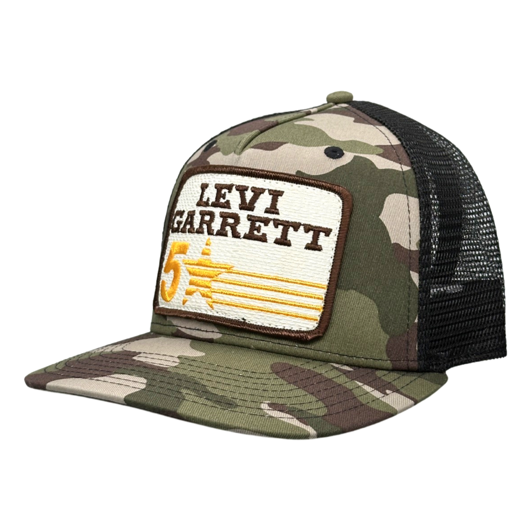 Vintage Levi Garrett Patch sewn onto New Dome Trucker Hat
