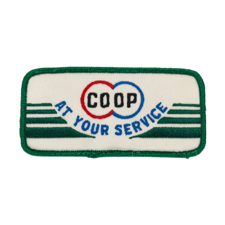 COOP At Your Service Farming Agriculture Vintage Patch