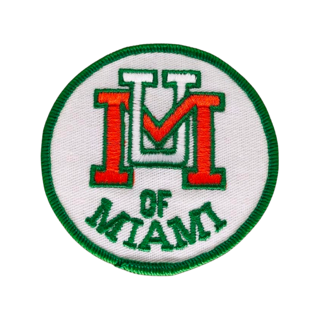 Miami Hurricanes University The U NCAA College Football Vintage 3 Patch