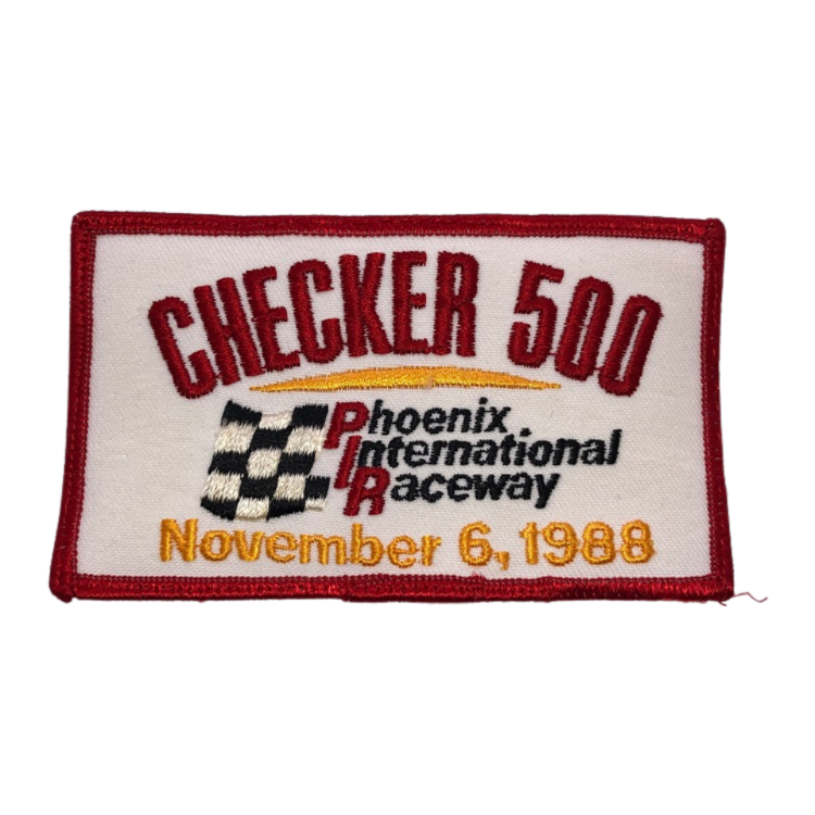 Vintage 1988 Nascar Checker 500 Phoenix Raceway Racing Patch