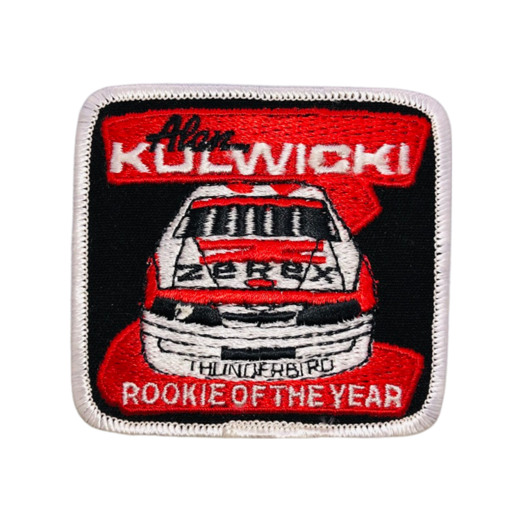 Vintage Alan Kulwicki Zerex Nascar Rookie of the Year Ford Patch
