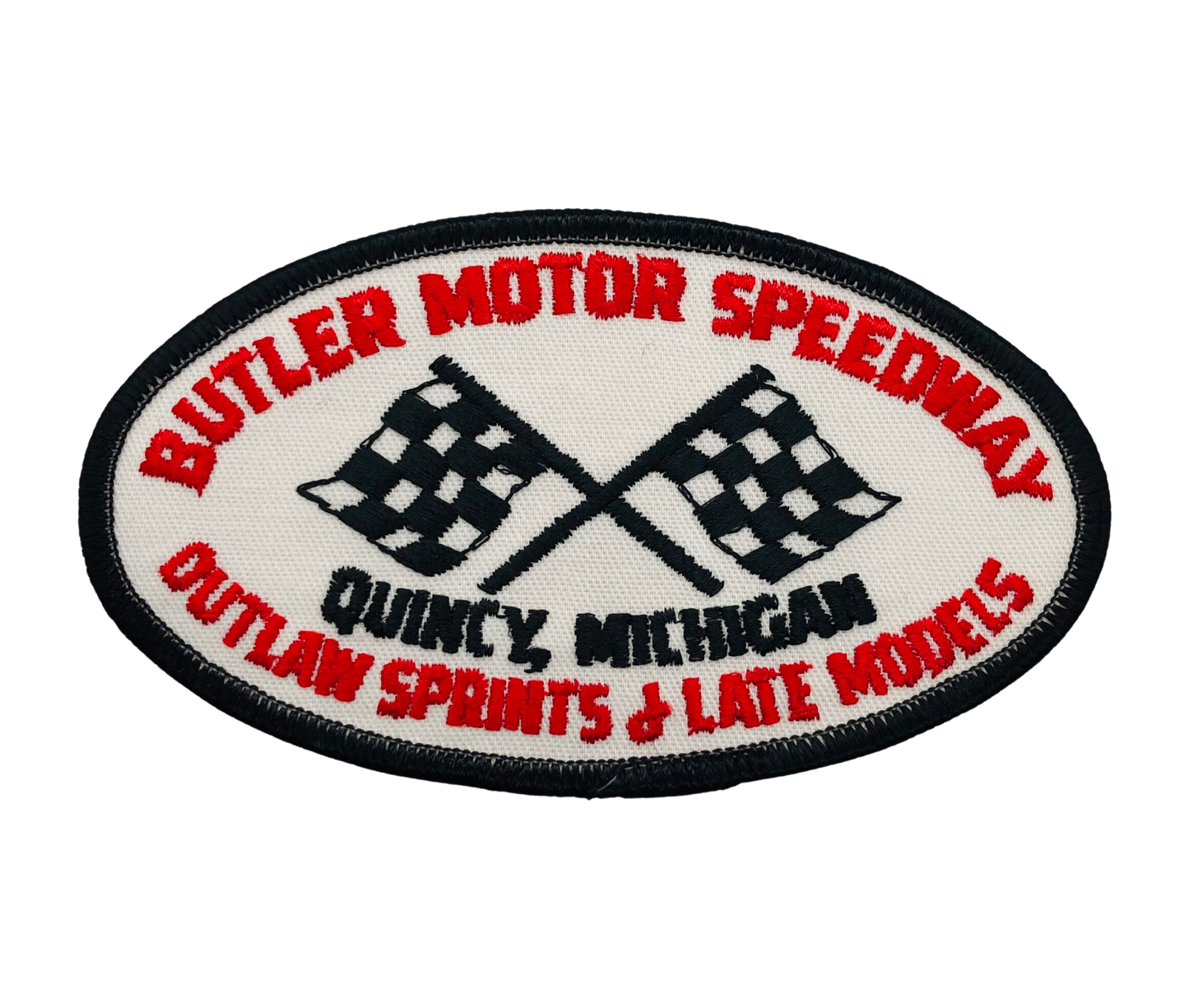 Vintage Butler Motor Speedway Patch Quincy Michigan