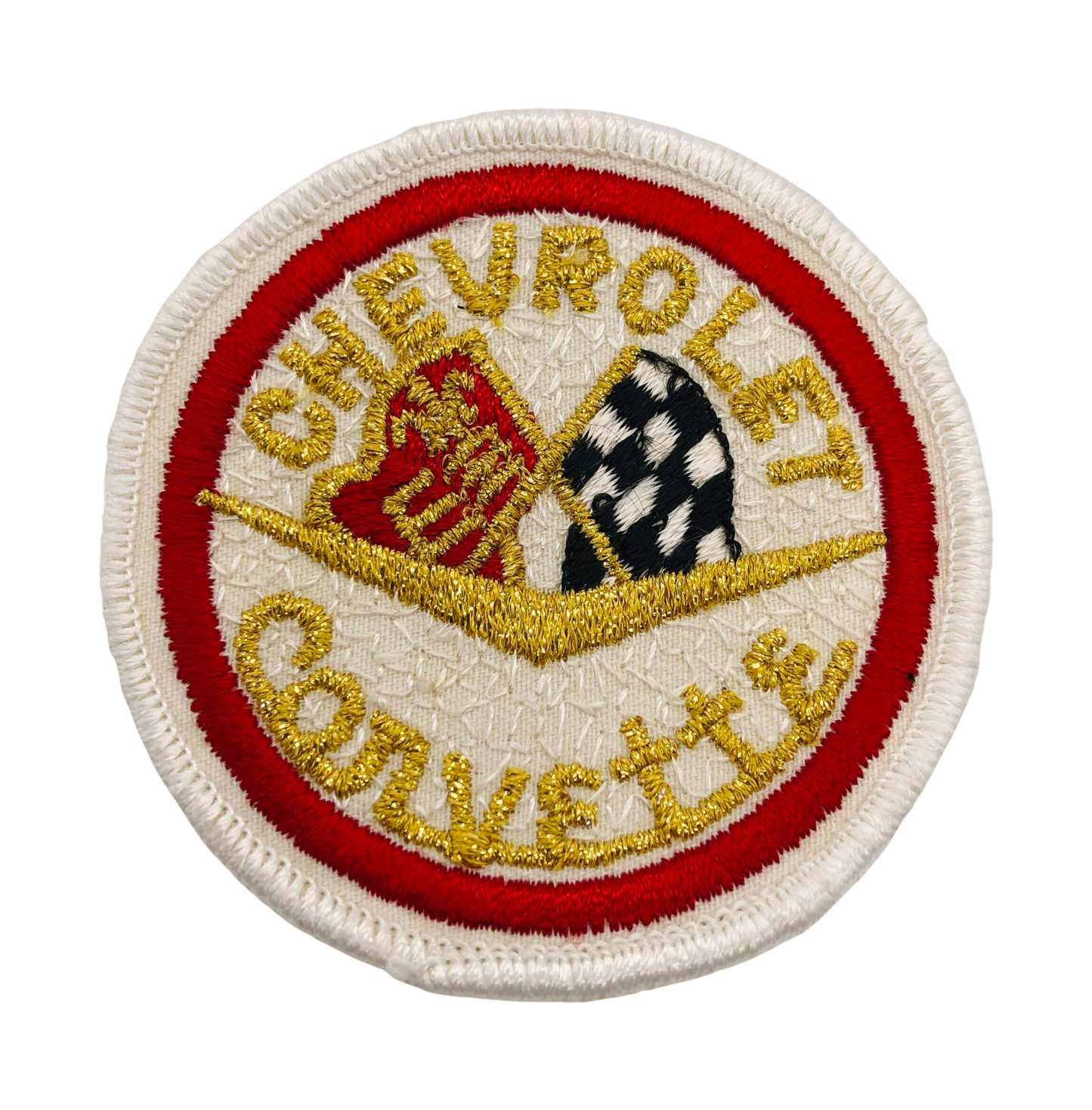 Vintage Chevrolet Chevy Corvette Patch Round 2