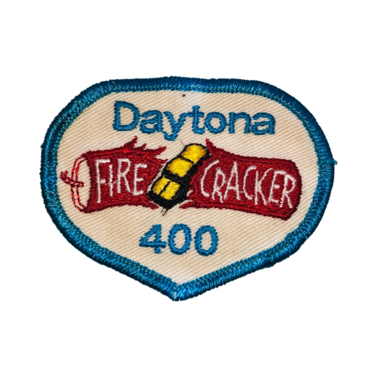 Vintage Daytona Fire Cracker 400 Nascar Racing Patch