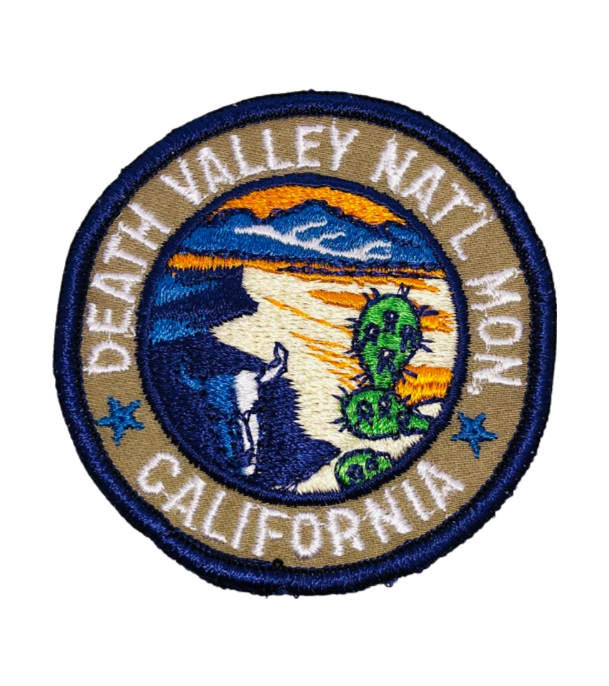 Vintage Death Valley National Park Monument California Round 3 Patch
