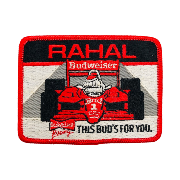 Vintage INDY Bobby Rahal Budweiser Beer IRL Racing Patch