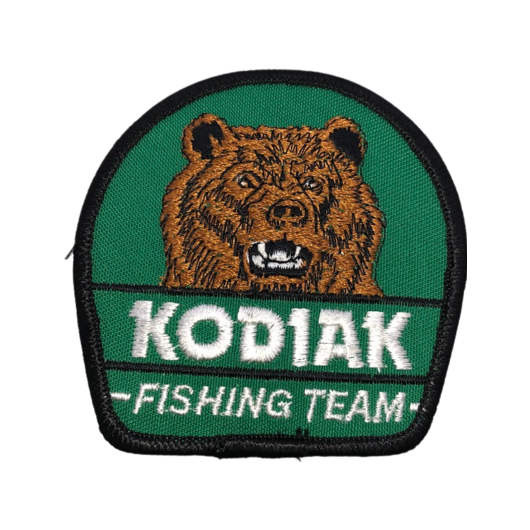 Vintage KODIAK Tobacco Fishing Team Patch