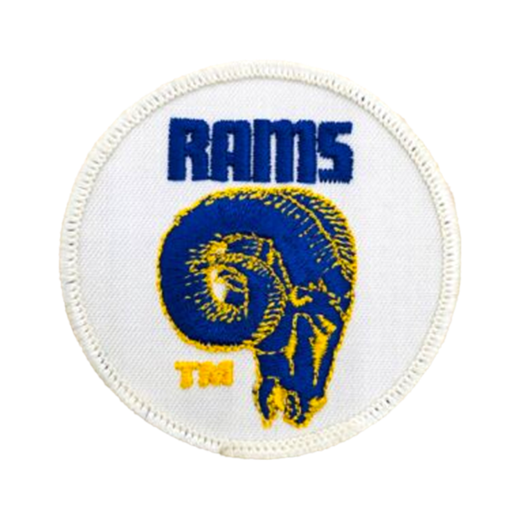 Vintage LA Rams Los Angeles NFL Football Round 3 Patch