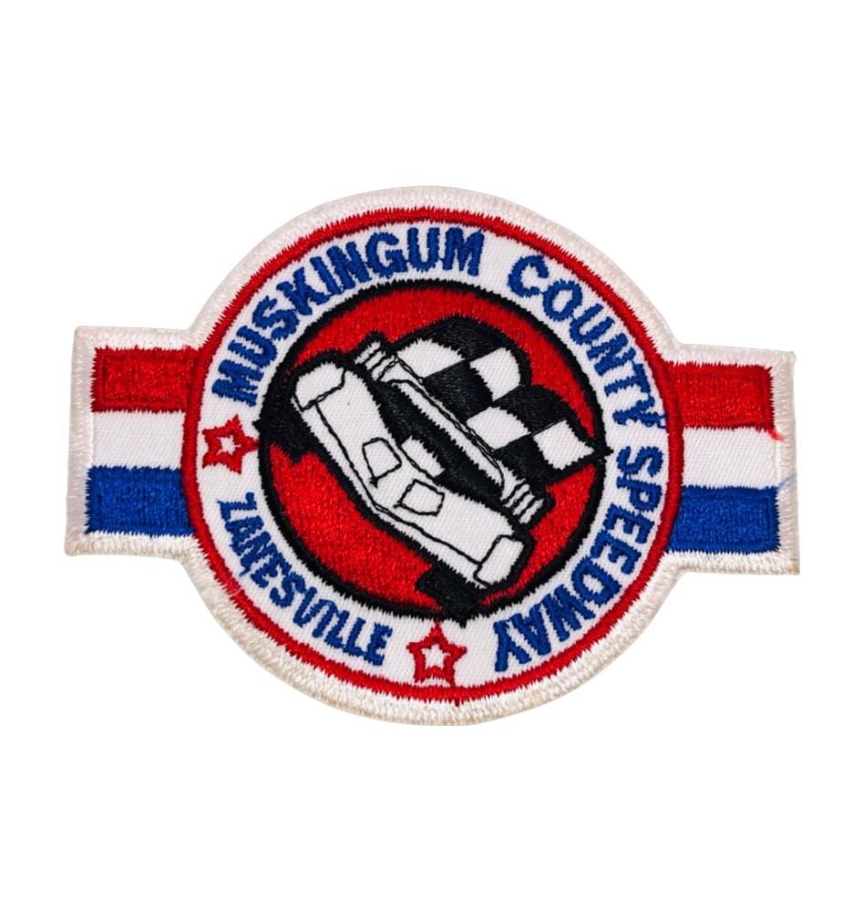 Vintage Muskingum County Dirt Track Speedway Zainsville Ohio Patch