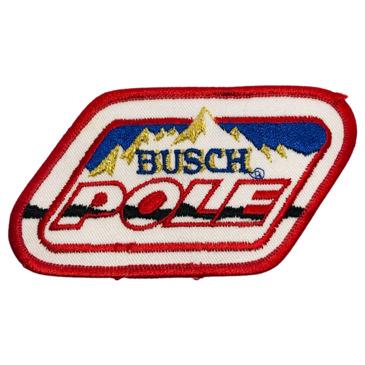 Vintage Nascar Busch Pole Beer Racing Patch