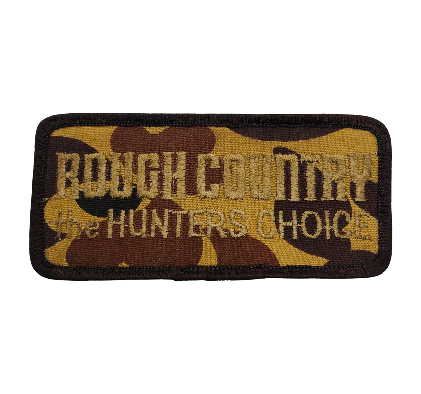 Vintage Rough Country the Hunters Choice Tobacco Camo Patch