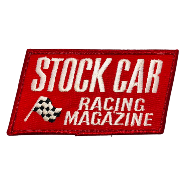 Vintage Stock Car Racing Magazine Patch