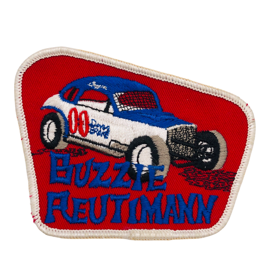 Vintage Buzzie Reutimann Patch Dirt Track Racing Legend Patch