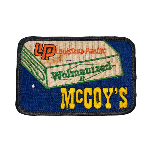 McCoy’s Lumber Building Suppy Texas Wood Vintage Patch Louisiana Pacific Wolmanized