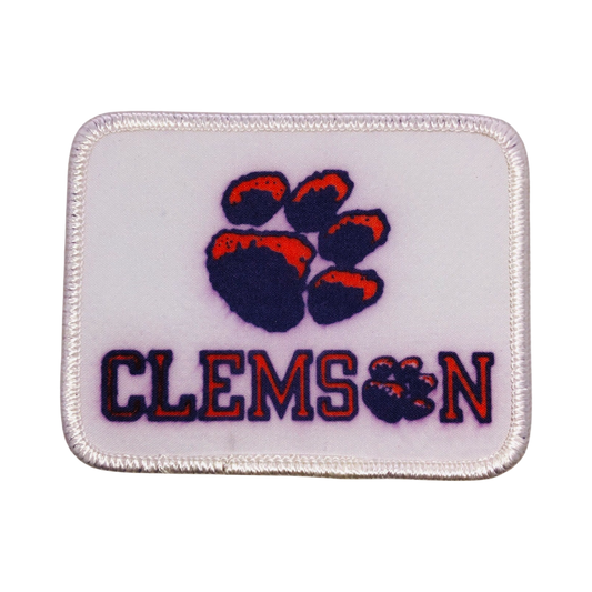 Clemson Tigers Vintage Patch Screen Printed