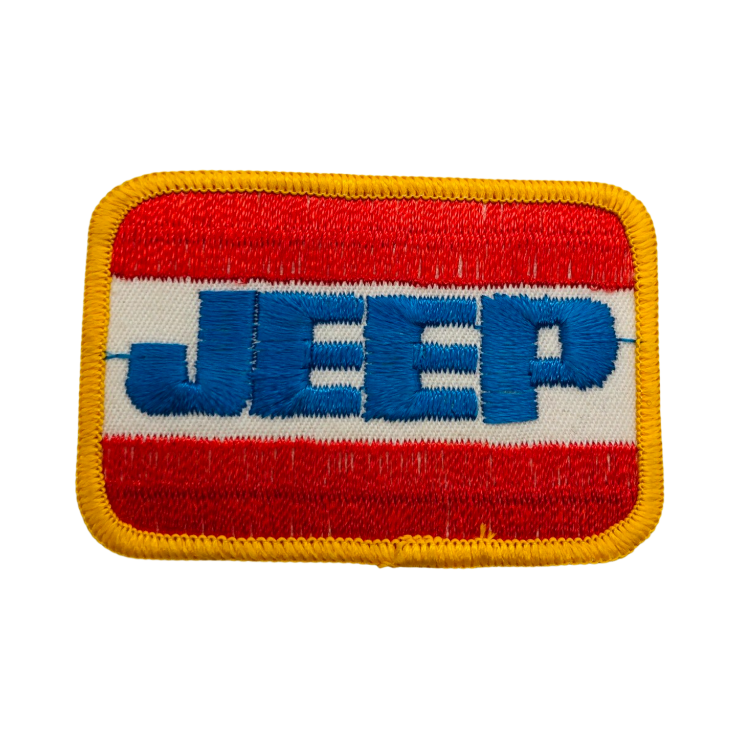 Jeep Blue Interior Red Off-Road Vintage Patch