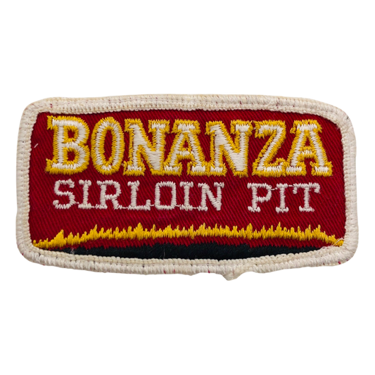 Bonanza Sirloin Pit Steaks BBQ Vintage Patch