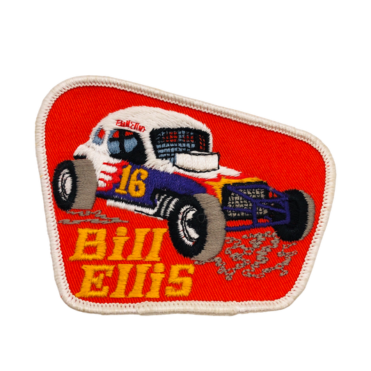 Vintage Bill Ellis Patch Dirt Track Racing Legend Patch