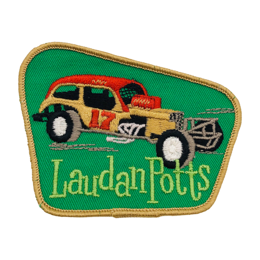 Vintage Laudan Potts Patch Dirt Track Racing Legend Patch