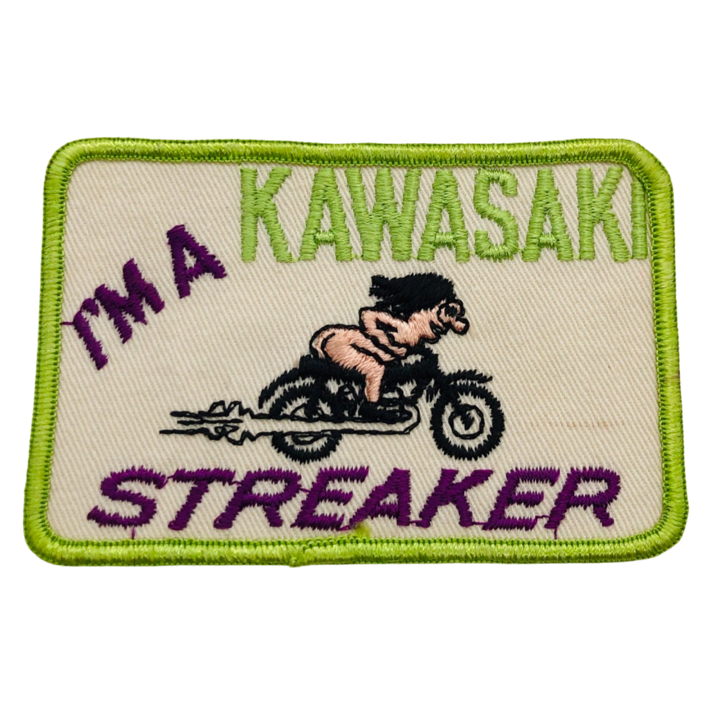 Kawasaki Streaker Motorcycle Vintage Patch