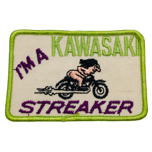 Kawasaki Streaker Motorcycle Vintage Patch