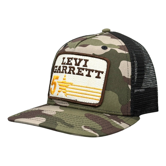 Vintage Levi Garrett Patch sewn onto New Dome Trucker Hat