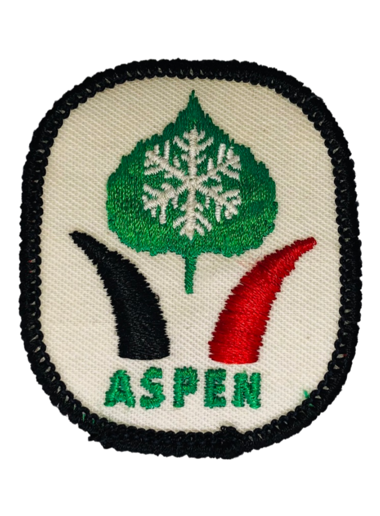 Aspen Colorado Skiing Vintage Patch