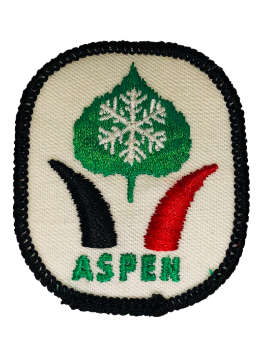 Aspen Colorado Skiing Vintage Patch