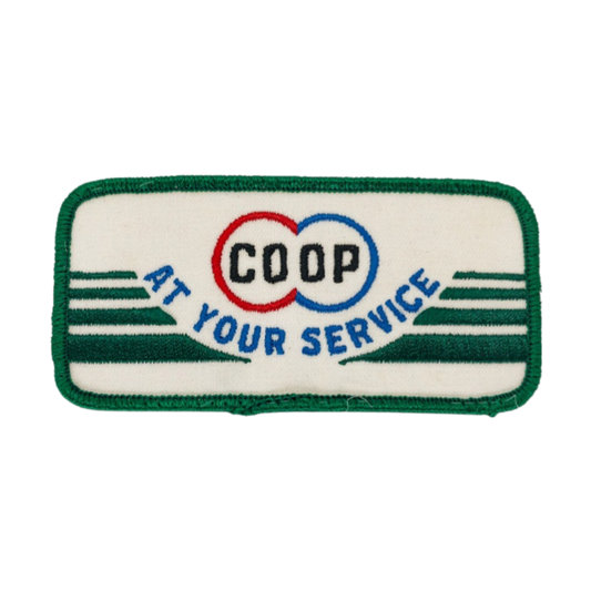 COOP At Your Service Farming Agriculture Vintage Patch