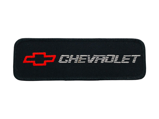 Chevy Chevrolet Vintage Patch Red Black 65 inches wide