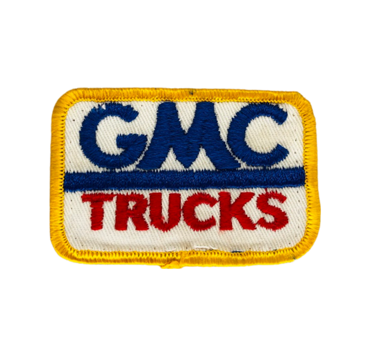 GMC Diesel Power Red Yellow Blue Vintage Patch