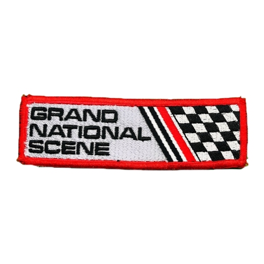 Grand National Scene Magazine Nascar Racing Vintage Patch