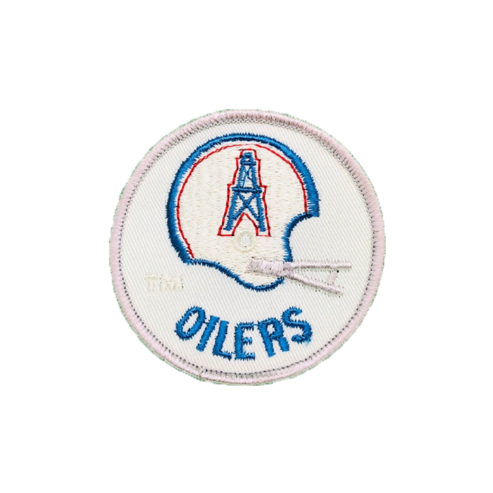 Houston Oilers Vintage NFL Round Patch