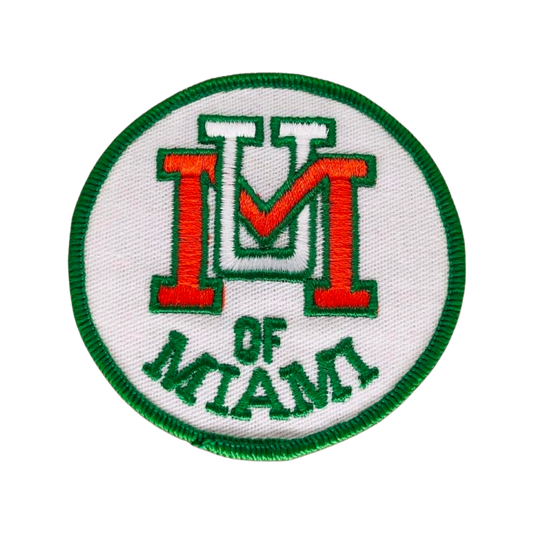 Miami Hurricanes University The U NCAA College Football Vintage 3 Patch