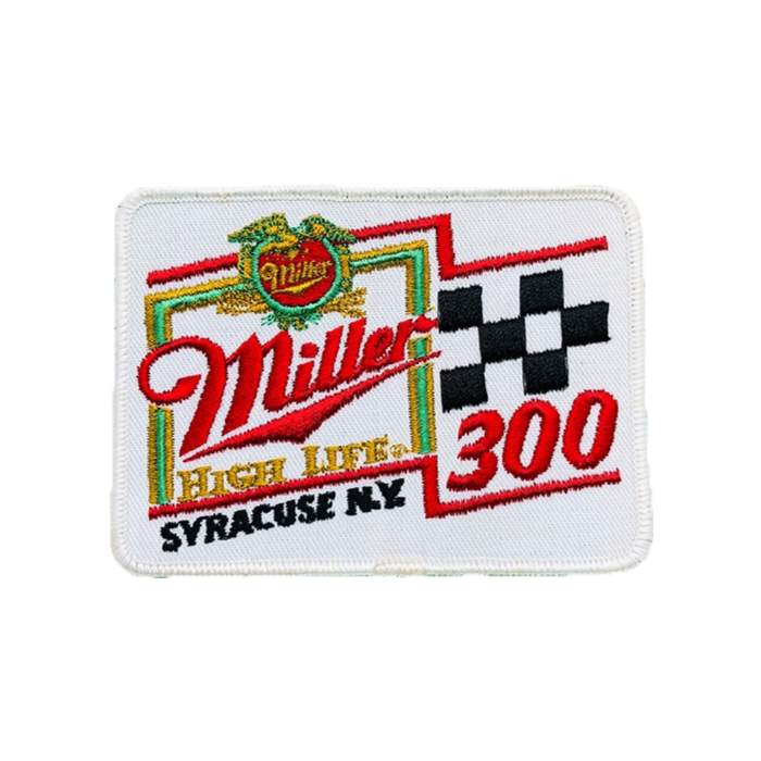 Miller High Life Beer 300 Syracuse NY Dirt Racing Vintage Patch