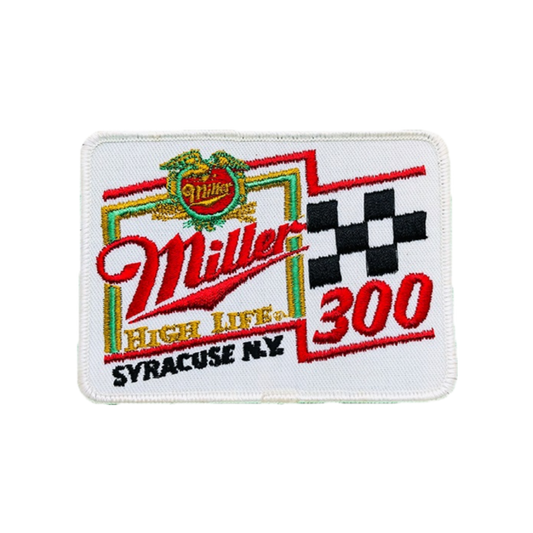 Miller High Life Beer 300 Syracuse NY Dirt Racing Vintage Patch