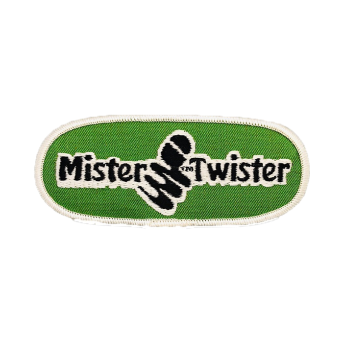 Mister Twister Lures Worms Bass Fishing Vintage Patch