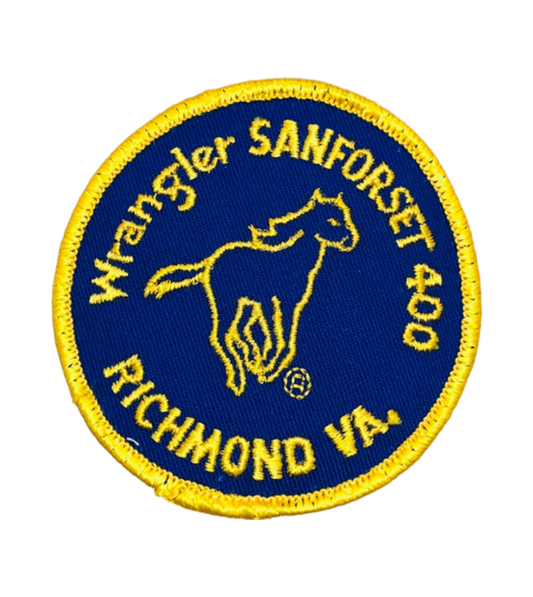 Nascar Wrangler Sanforest 400 Richmond Speedway VA Vintage Patch