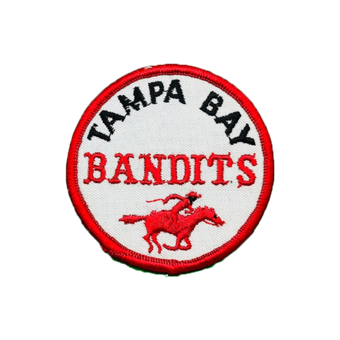 USFL Tampa Bay Bandits Football Round Patch