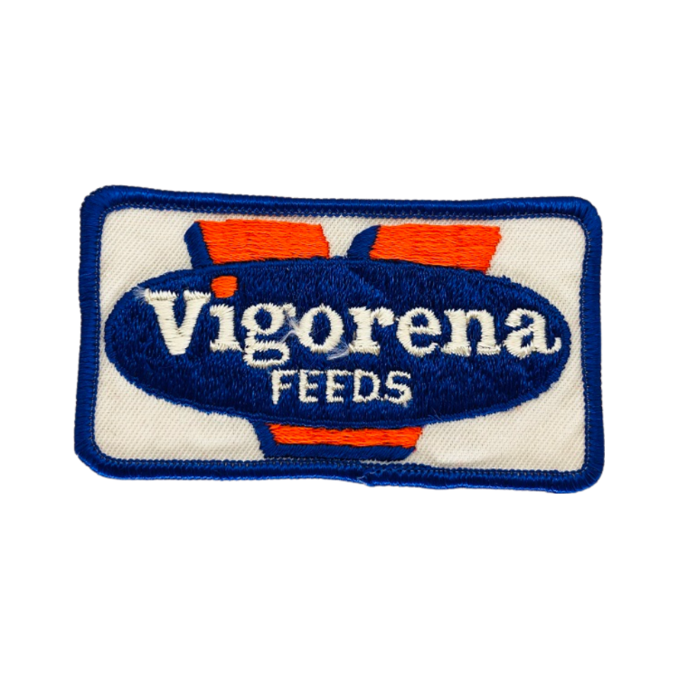Vigorena Feeds Farming Agriculture Vintage Patch