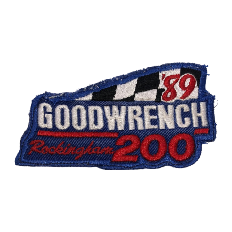 Vintage 1989 Nascar Goodwrench 200 Rockingham Speedway Racing Patch ...