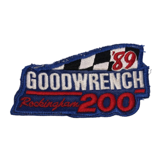 Vintage 1989 Nascar Goodwrench 200 Rockingham Speedway Racing Patch