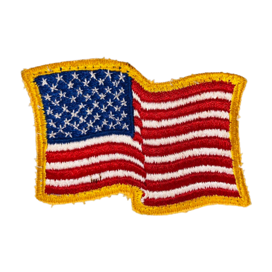 Vintage American USA Flag Waving Patch
