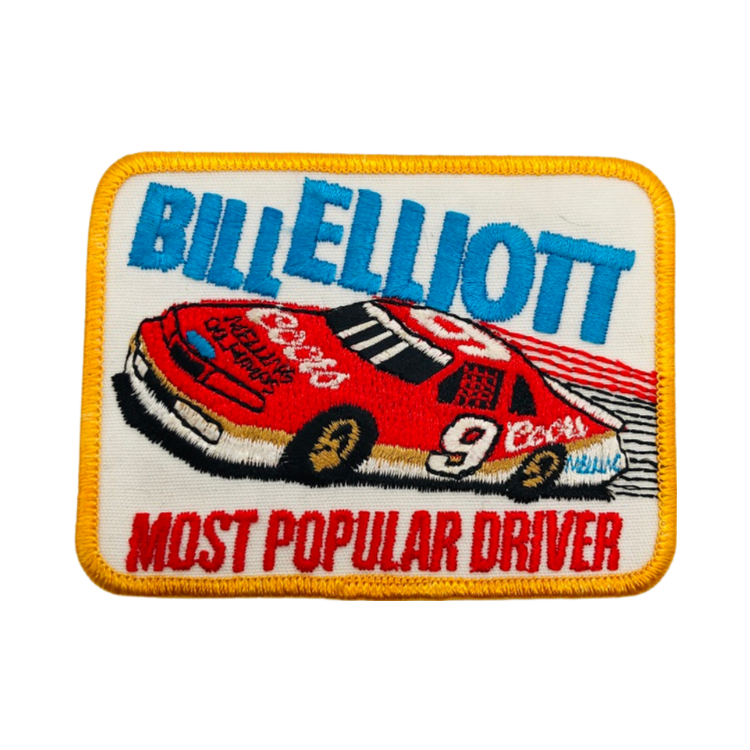Vintage Bill Elliott Most Popular Driver Nascar Coors Beer Patch