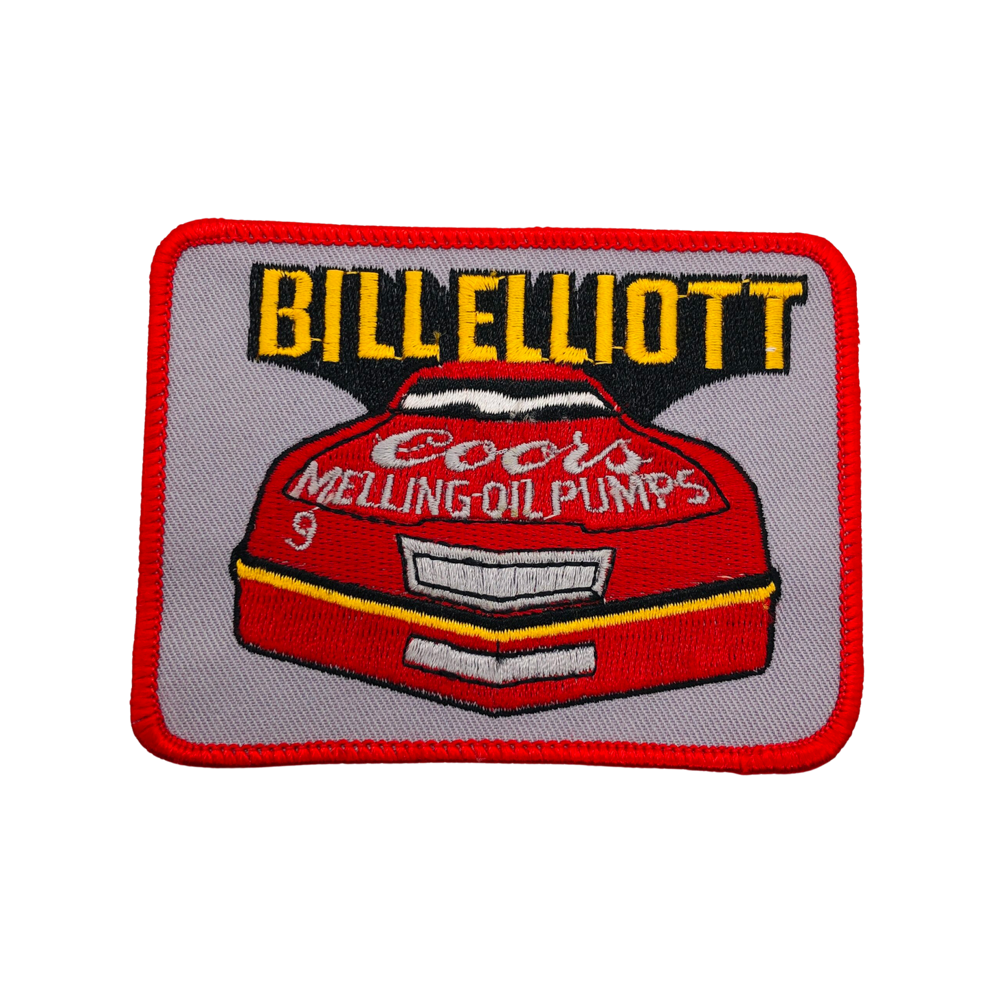 Vintage Bill Elliott Nascar Coors Beer Melling Racing Patch 9 Ford